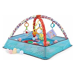 Kikka Boo Playmat with 18 balls Animals - Blue