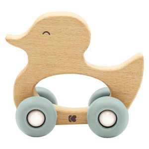 Kikka Boo Wooden Teether Duck - Mint