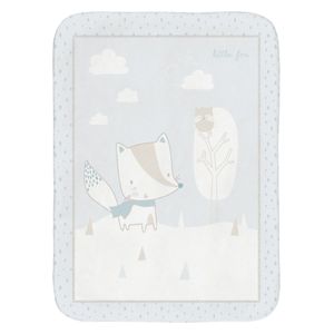 كيكا بوو بطانية شكل الثعلب الصغير - 110 سم - ازرق فاتح