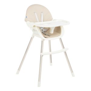 Kikka Boo 2in1 Adjustable Baby High Chair - Beige