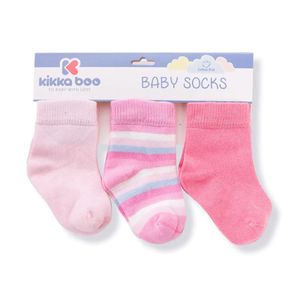  Kikka Boo Baby Summer Socks - 3 pieces - Pink 