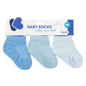  Kikka Boo Baby Summer Socks - 3 pieces - Blue 