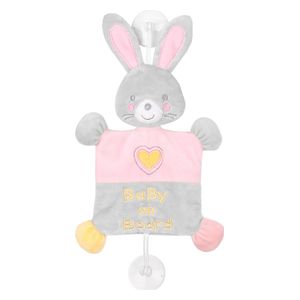  Kikka Boo Baby on Board Toy Bella the Bunny - Pink 