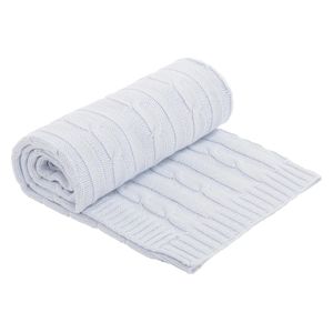 Kikka Boo Knitted blanket - Light Blue