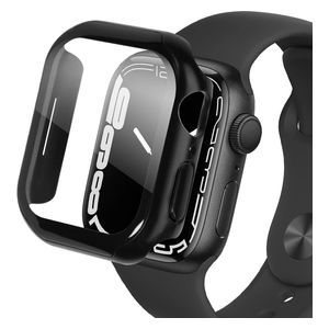  Fashion Case Apple Watch Protective Case - Black 