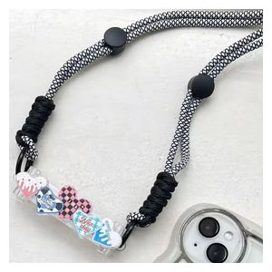  مشبك وحبل تعليق الموبايل فاشن كيس 