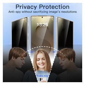  Infinity Tech Screen Protector for Samsung Galaxy S25 Ultra - Black 