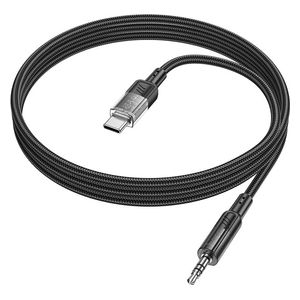  كيبل هوكو يو اس بي سي إلى اوكس 3.5 ملم - 1.2 متر - أسود 
