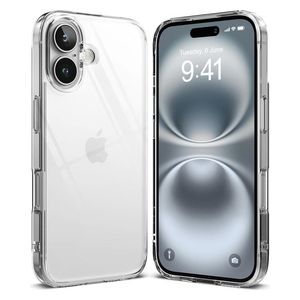  Fashion Case Mobile Cover For iPhone 16 - Transparent 