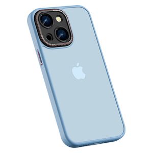  Fashion Case Mobile Cover For iPhone 14 - Light Blue 