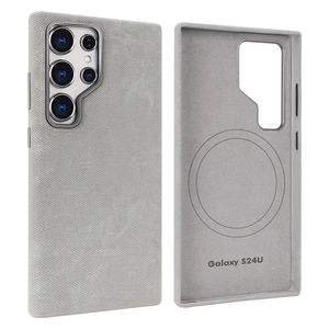  Fashion Case Mobile Cover For Samsung S24 Ultra - Gray 