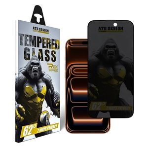  Infinity Tech Privacy Screen Protector for iPhone 17 Pro Max - Black 