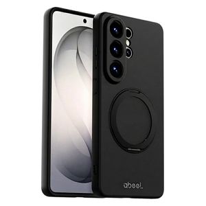  Abeel Magnetic Silicone Case for Samsung Galaxy S26 Ultra - Black 