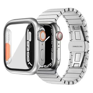 Fashion Case Apple Watch Protective Case - Silver 