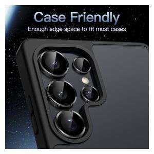  Infinity Tech Camera Protector for Samsung Galaxy S25 Ultra - Titanium Black 
