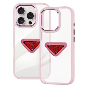  Fashion Case Mobile Cover For iPhone 16 Pro - Pink 