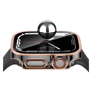  Fashion Case Apple Watch Protective Case - Gold 