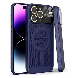  Fashion Case AirVent Mesh Case for iPhone 15 Pro - Blue 