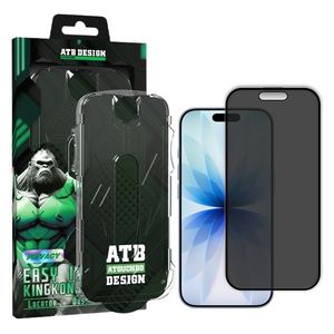 Infinity Tech Privacy Screen Protector for iPhone 17 - Black 