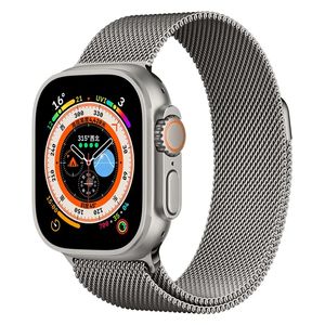  Infinity Tech Stainless Steel Band for Apple Watch - 42/44/45/46/49mm - Silver 