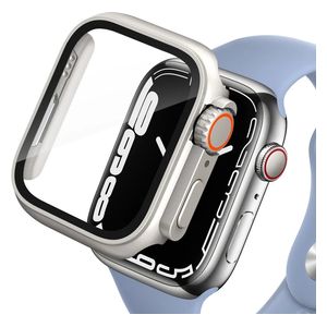  Fashion Case Apple Watch Protective Case - Silver 