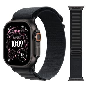  Apple Watch Infinity Tech Band - 44/45/46/49mm - Exquisite and Durable Design - Black 