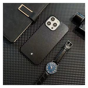  Fashion Case Mobile Cover For iPhone 16 Pro Max - Black 