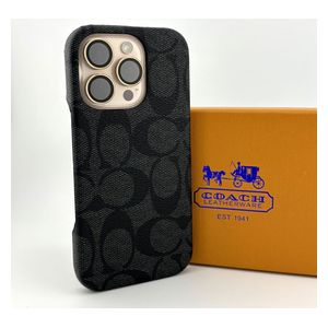  Fashion Case Mobile Cover For iPhone 16 Pro Max - Black 