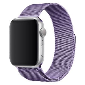  Infinity Tech Stainless Steel Band for Apple Watch - 42/44/45/46/49mm - Purple 