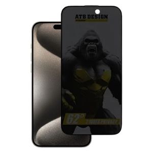  Infinity Tech Screen Protector For 15 Pro Max - Black 