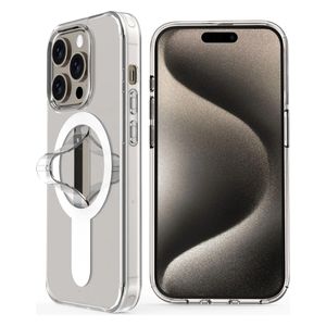  Fashion Case Mobile Cover For iPhone 15 Pro Max - Transparent 