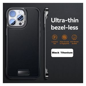  Fashion Case Mobile Cover For iPhone 16 Pro Max – Black Titanium 