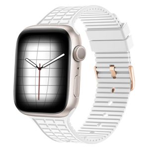  سوار انفنيتي تك سليكون لساعة آبل - 38/40/41/42 ملم 