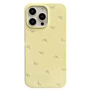  Fashion Case Mobile Cover For iPhone 16 Pro Max - Yellow 
