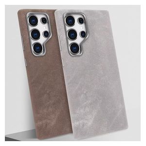  Fashion Case Mobile Cover For Samsung S24 Ultra - Brown 