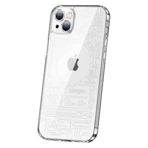  Fashion Case Mobile Cover For iPhone 14 - Transparent 