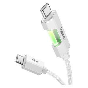  كيبل شحن هوكو - يو اس بي سي إلى يو اس بي سي -  شحن سريع 60 واط - 1.2 متر - أسود 