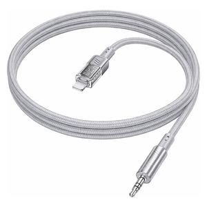  كيبل هوكو - لايتنغ إلى 3.5 ملم - 1.2 متر - رمادي 