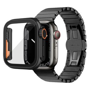  Fashion Case Apple Watch Protective Case - Black 