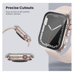  Fashion Case Apple Watch Protective Case - Transparent 