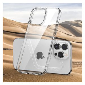  Fashion Case Mobile Cover For iPhone 15 Pro Max - Transparent 