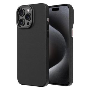  Fashion Case Mobile Cover For iPhone 15 Pro Max - Black 