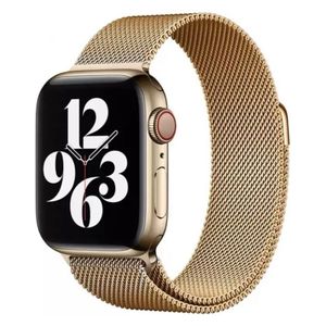  Infinity Tech Stainless Steel Band for Apple Watch - 42/44/45/46/49mm - Gold 