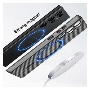  Fashion Case Mobile Cover For Samsung S24 Ultra - Black 