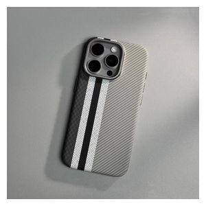  Fashion Case Mobile Cover For iPhone 15 Pro Max - Titanium Gray 