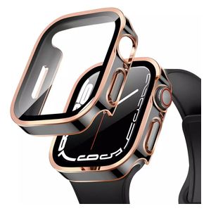  Fashion Case Apple Watch Protective Case - Gold 