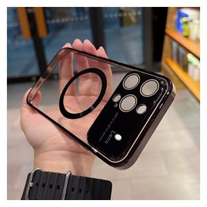  Fashion Case Mobile Cover For iPhone 15 Pro Max - Black 