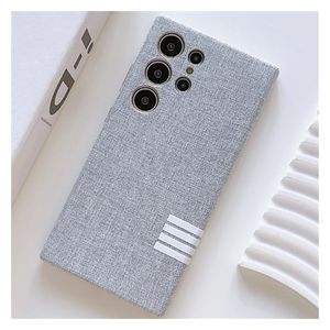  Fashion Case Mobile Cover For Samsung S24 Ultra - Gray 