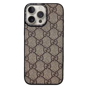  Fashion Case Mobile Cover For iPhone 15 Pro Max - Beige 