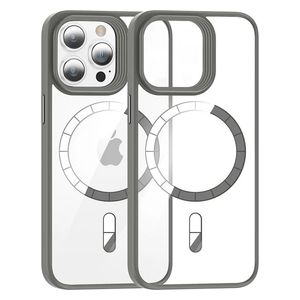  Fashion Case Mobile Cover For iPhone 15 Pro Max - Titanium Gray 